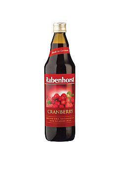 Βιολογικός χυμός Κράνμπερι (Cranberry) 330ml RABENHORST