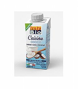 Κρέμα Καρύδας Για Μαγείρεμα 200ml ISOLABIO