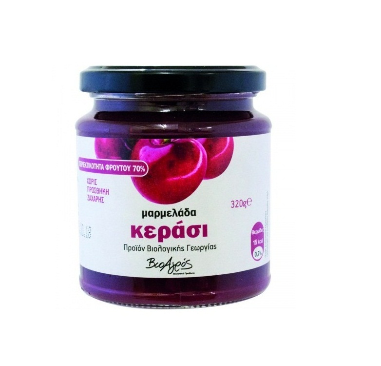 Μαρμελάδα Κεράσι χωρίς ζάχαρη ΒΙΟΑΓΡΟΣ