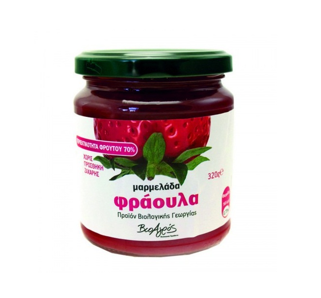 Μαρμελάδα Φράουλα χωρίς ζάχαρη ΒΙΟΑΓΡΟΣ