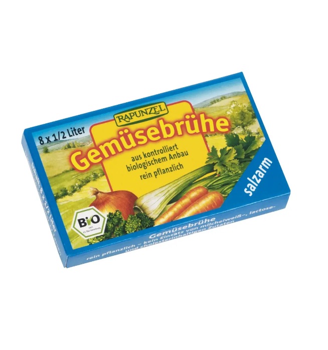 Βιολογικοι Κύβοι Λαχανικών Χωρίς Αλάτι RAPUNZEL