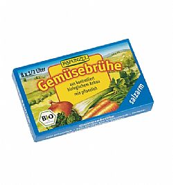 Βιολογικοι Κύβοι Λαχανικών Χωρίς Αλάτι RAPUNZEL 