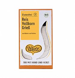 Σιμιγδάλι Ρυζιού Χονδρό ΒΙΟ 250γρ WERZ