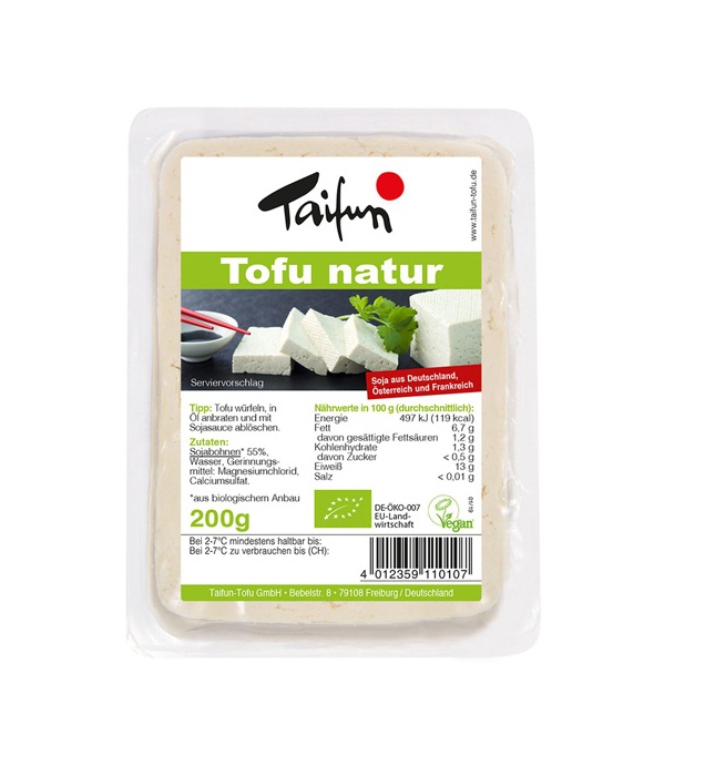 Τόφου (Tofu) Φυσικό 200gr TAIFUN