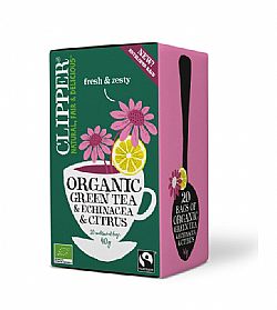 Βιολογικό Πράσινο Τσάι με Εχινάτσια 40γρ CLIPPER