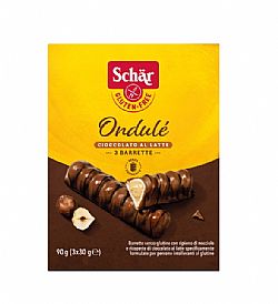 Γκοφρέτα με γέμιση φουντούκι και επικάλυψη σοκολάτας 