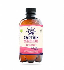 Κομπούχα Σμέουρο ΒΙΟ 400ml CAPTAIN