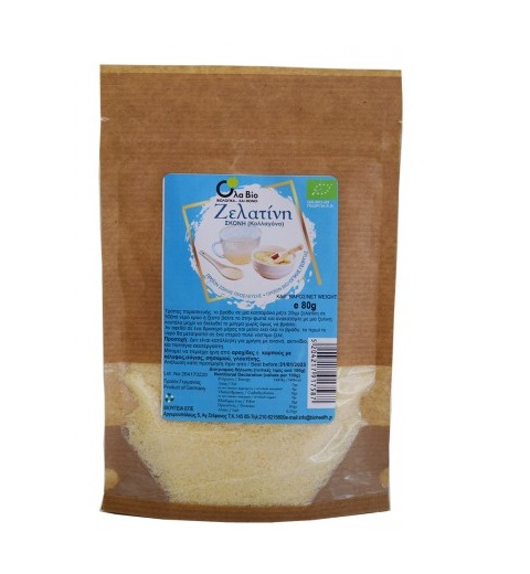 Ζελατίνη Σκόνη (Κολλαγόνο) ΟΛΑ ΒΙΟ