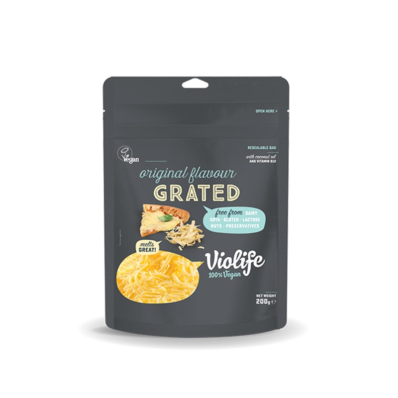 Χορτοφαγικό Τριμμένo Τυρί 200gr VIOLIFE