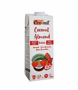 Ρόφημα Καρύδας - Αμυγδάλου Φυσικό ΒΙΟ 1lt ECOMIL