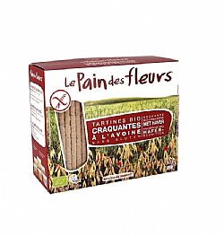 Τραγανά Κράκερς με Βρώμη ΒΙΟ 150gr LE PAIN DES FLEURS