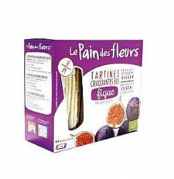 Τραγανά Κράκερς με Σύκο ΒΙΟ 150gr LE PAIN DES FLEURS
