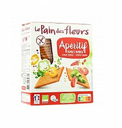 Τραγανά Κράκερς Καλαμποκιού με Ντομάτα και Πάπρικα ΒΙΟ 150gr LE PAIN DES FLEURS