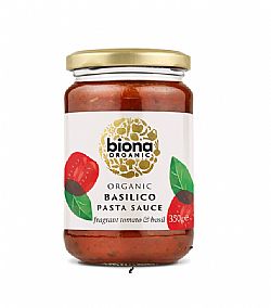 Σάλτσα με βασιλικό ΒΙΟ Χ/Ζ 350γρ BIONA