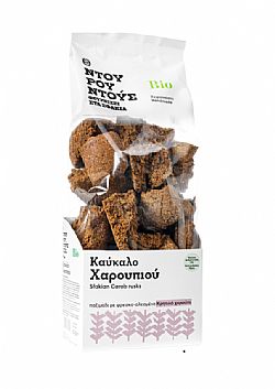 Σφακιανό Παξιμάδι Με Καύκαλο Χαρουπιού ΒΙΟ 600γρ ΝΤΟΥΡΟΥΝΤΟΥΣ