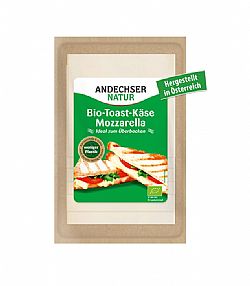Τυρί Μοτσαρέλα σε φέτες ΒΙΟ 150γρ  ANDECHSER