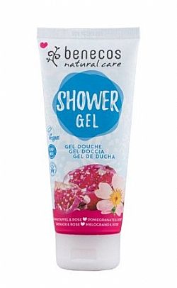 Αφρόλουτρο με Βιολογικό Ρόδι & Βιολογικό Τριαντάφυλλο 200ml BENECOS NATURAL CARE
