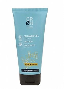 Αφρόλουτρο για Ξηρές Επιδερμίδες με εκχύλισμα από Φύκια  & Θαλασσινό Αλάτι -Pure Elements- 200ml GRN SHADES OF NATURE