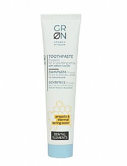 Οδοντόκρεμα με πρόπολη & ιαματικό νερό – Με φθόριο 75ml GRN Dental Elements 