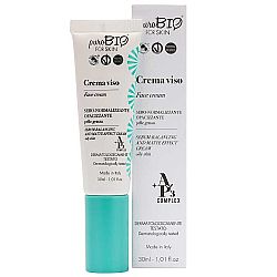  Βιολογική ενυδατική κρέμα με υαλουρονικό οξύ, για λιπαρά δέρματα - 30ml PURO BIO