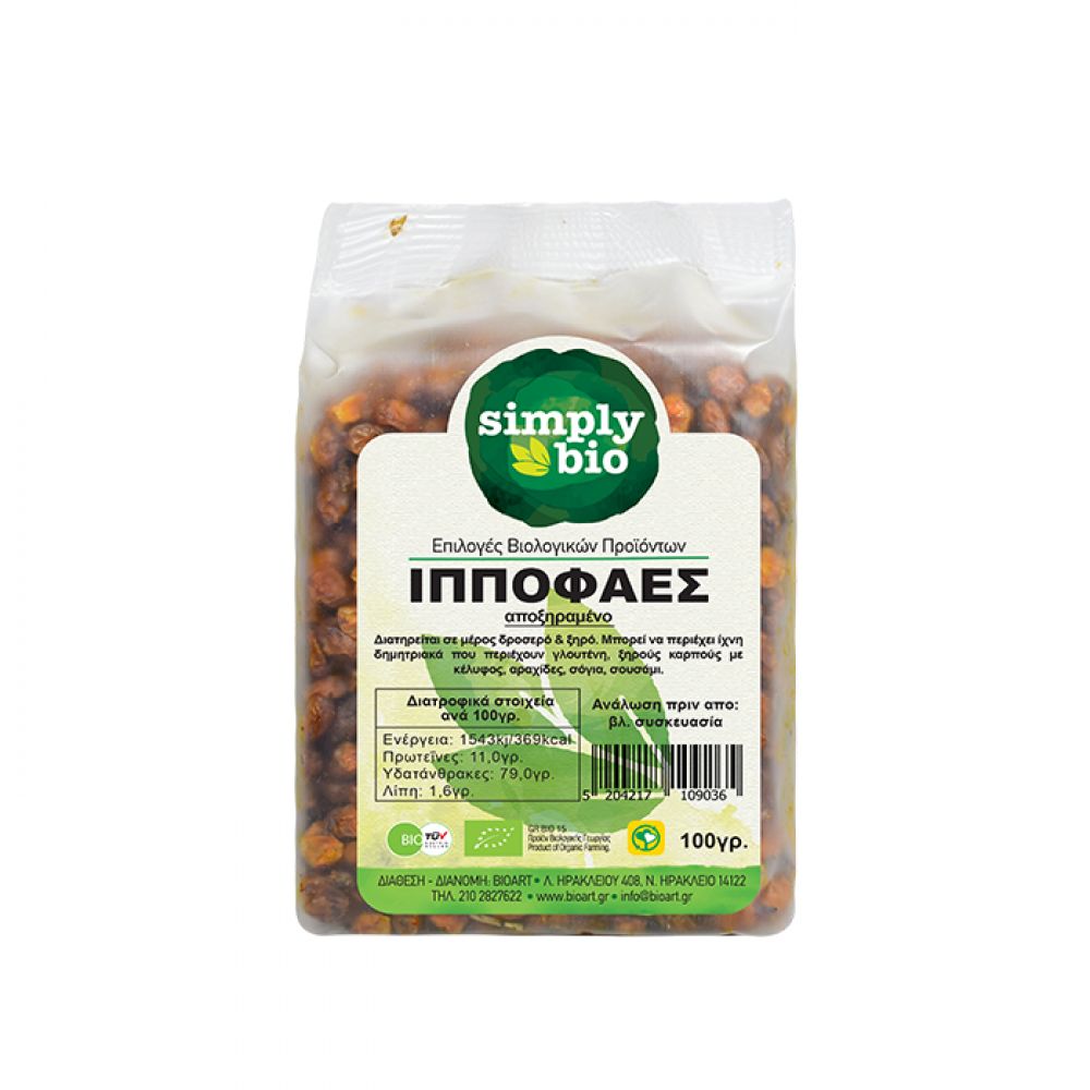 Ιπποφαές ΒΙΟ 100γρ SIMPLY BIO
