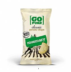 Πατατάκια με Δενδρολίβανο 125γρ GO PURE