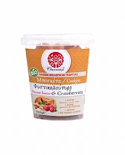 Μπισκότα Φυστικοβούτυρο - Κράνμπερυ  χ/ζ ΒΙΟ ΟΙΚΟΠΑΛ