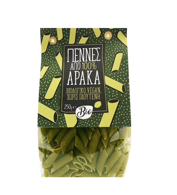 Βιολογικές Πέννες από Αρακά 250γρ GREENBAY