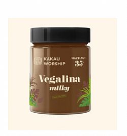 Βιολογική Πραλίνα Φουντουκιού Γάλακτος Vegalina Milky 350gr Kakau Worship