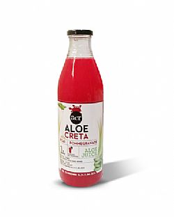Φυσικός Χυμός Αλόης με Ρόδι 1lt ALOE CRETA