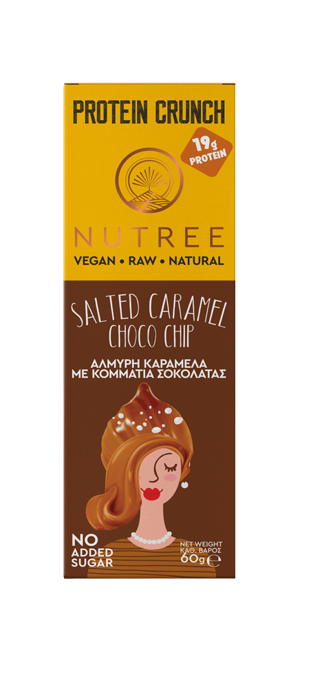 Μπάρα με Αλατισμένη Καραμέλα & Κομματάκια Σοκολάτας NUTREE