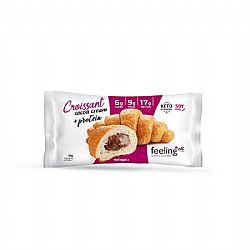 Πρωτεϊνικό Κρουασάν γεμιστό με σοκολάτα χωρίς υδατάνθρακες 65gr FeelingOk 