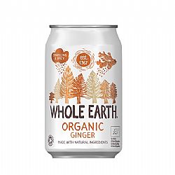 Bιολογικό Ανθρακούχο ποτό Τζίντζερ 330ml WHOLE EARTH