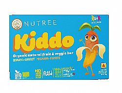 Βιολογικό Παιδικό Σνάκ KIDDO Μπανάνα Καρότο 4x30gr NUTREE