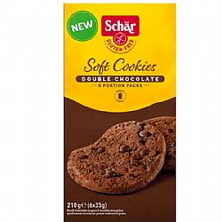 Μπισκότα Διπλής Σοκολάτας χωρίς γλουτένη 210γρ SCHAR