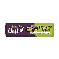 Σοκολάτα με Κρέμα Φυστικιού BIO 42gr Ombar