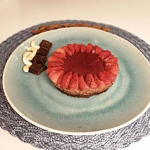 Vegan Strawberry Cake